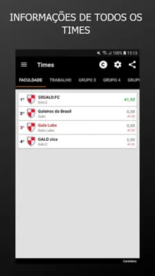 Cartoleiro android App screenshot 3